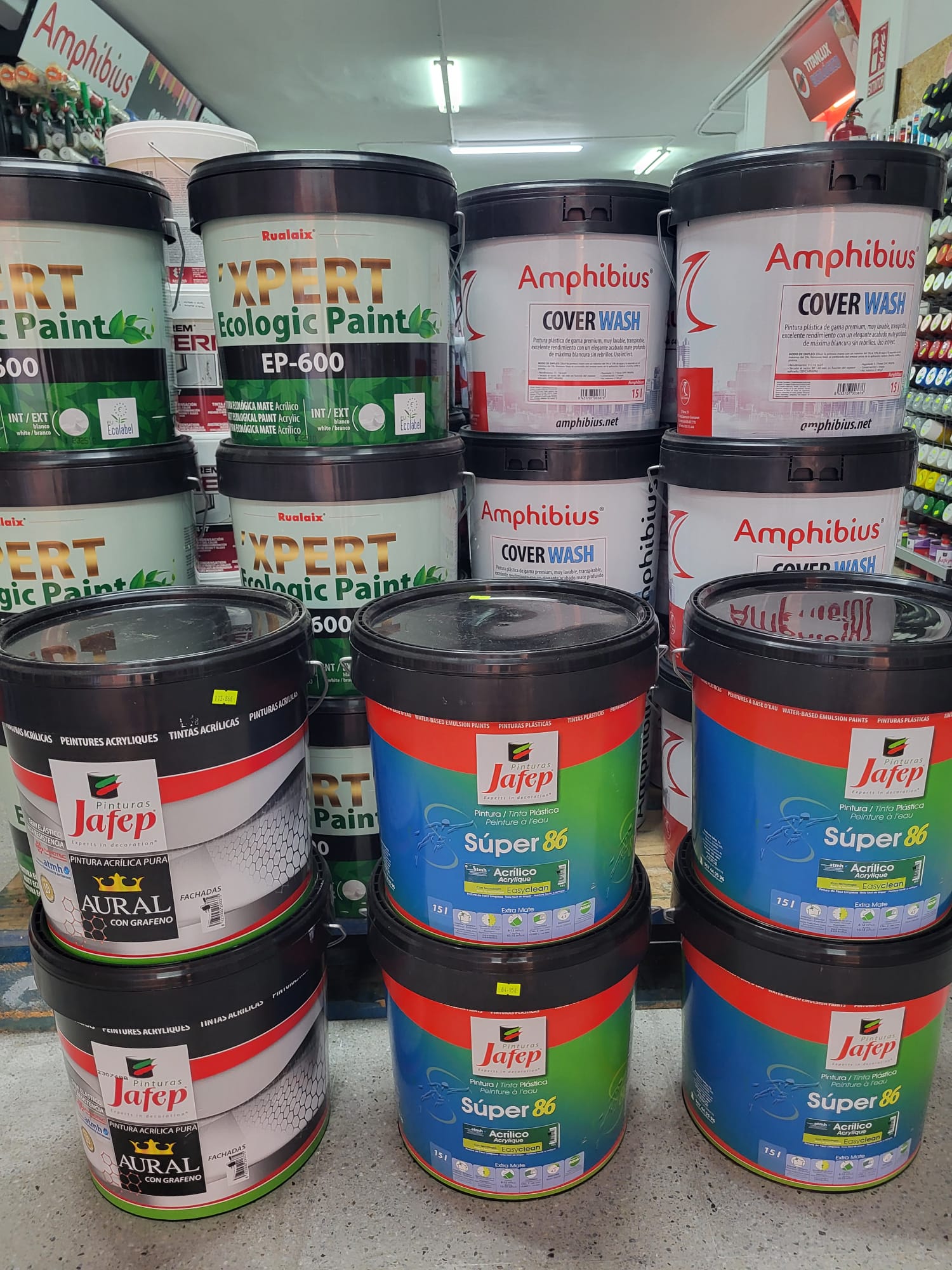 Materiales para pintura en Barcelona