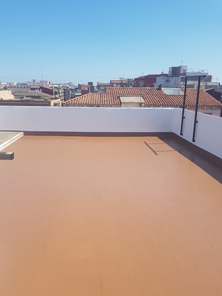 Sistemas impermeables con resina de poliuretano en Barcelona y alrededores